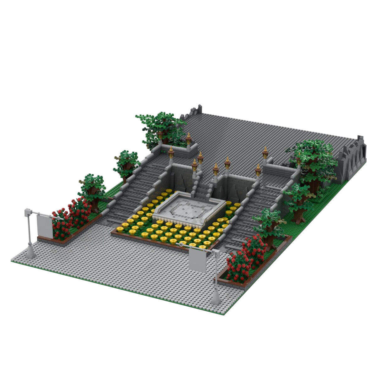 C4717 Castle Stand / Base for Set Castle (71040) Building Kit 3972 Parts-ZITIANYOUBUILD