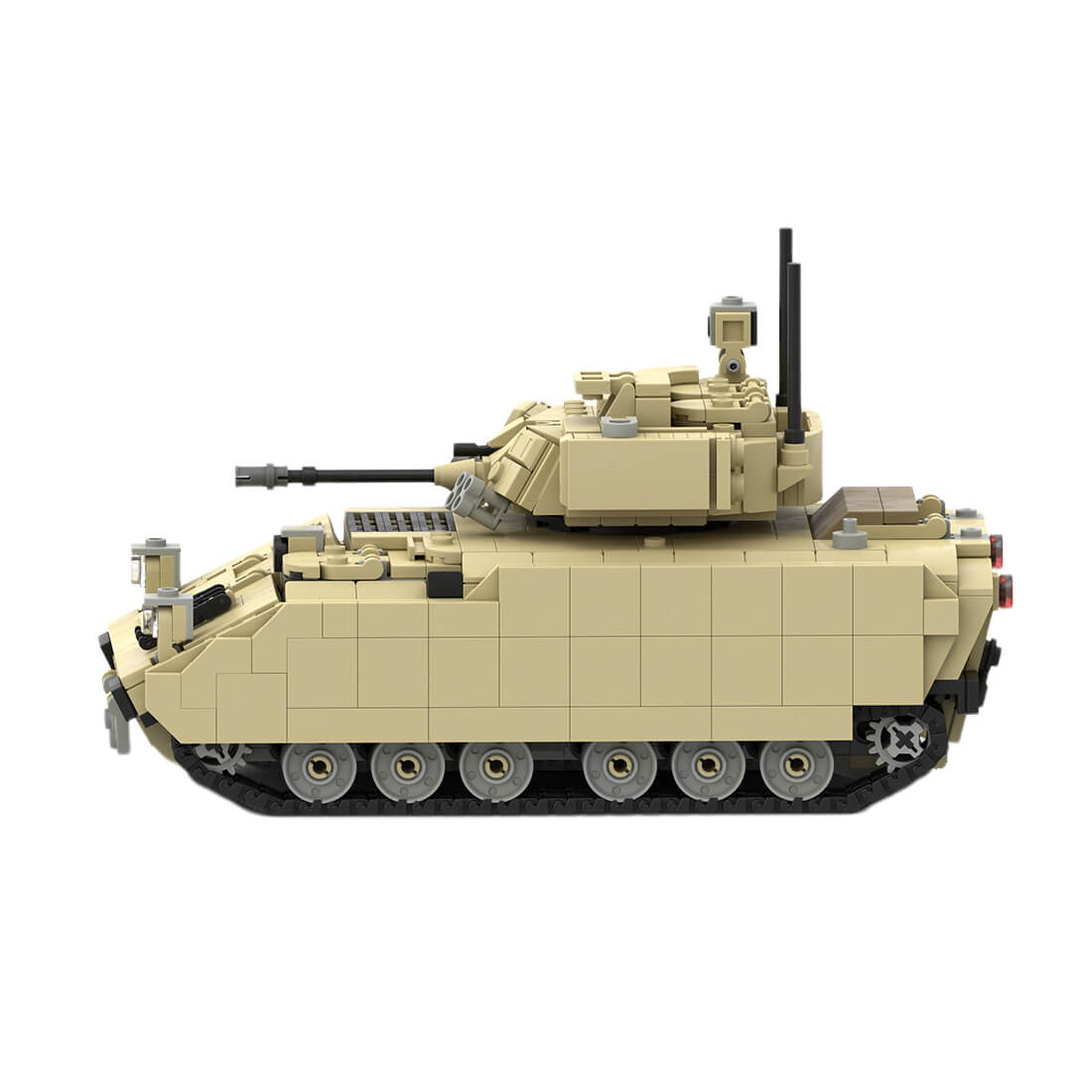 MOC-172441 M2 BRADLEY AFV US Military Infantry Fighting Vehicle 1154 Parts-ZITIANYOUBUILD