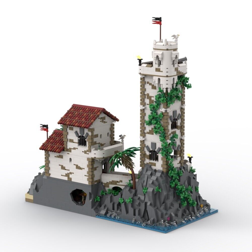MOC-119841 Medieval Town Port Sauvage: Old Guard House and Tower 5101 Parts-ZITIANYOUBUILD