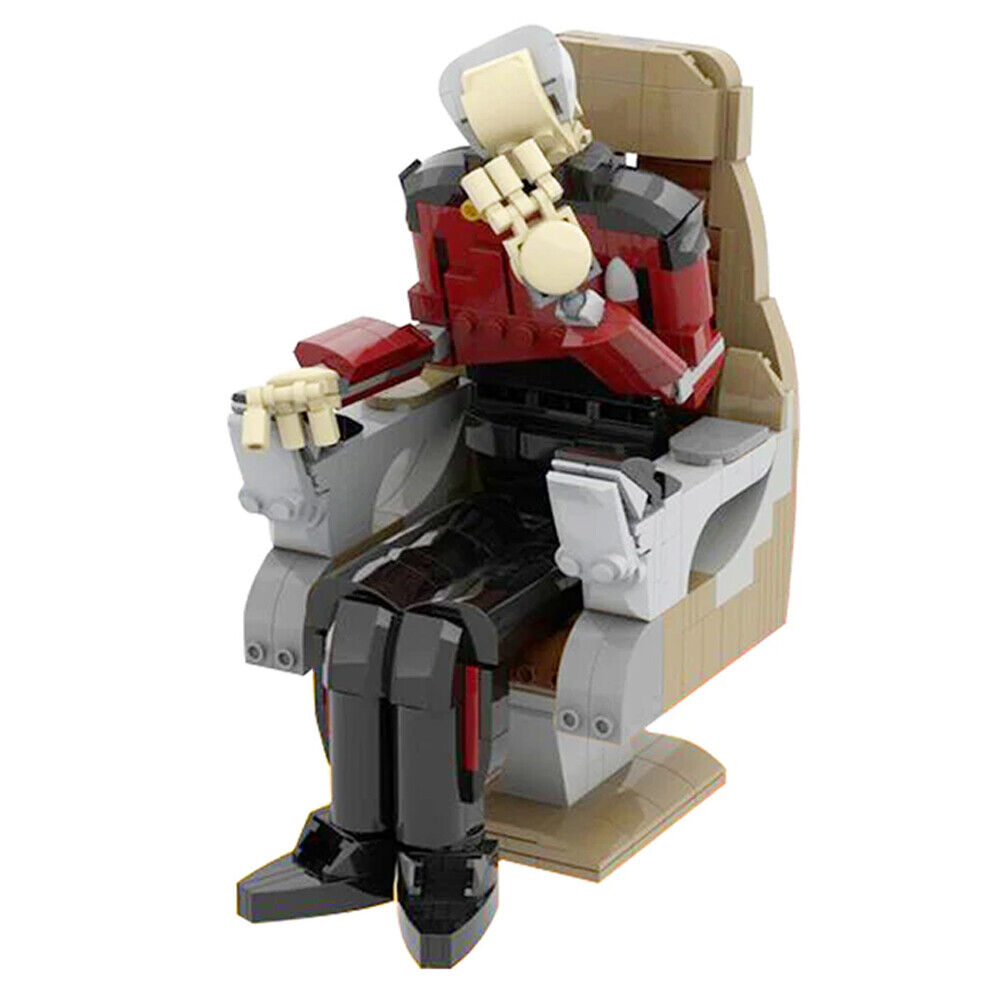 MOC-129631 Fictional Character: Captain of a Crewed Spacecraft 458 Parts Gift-ZITIANYOUBUILD