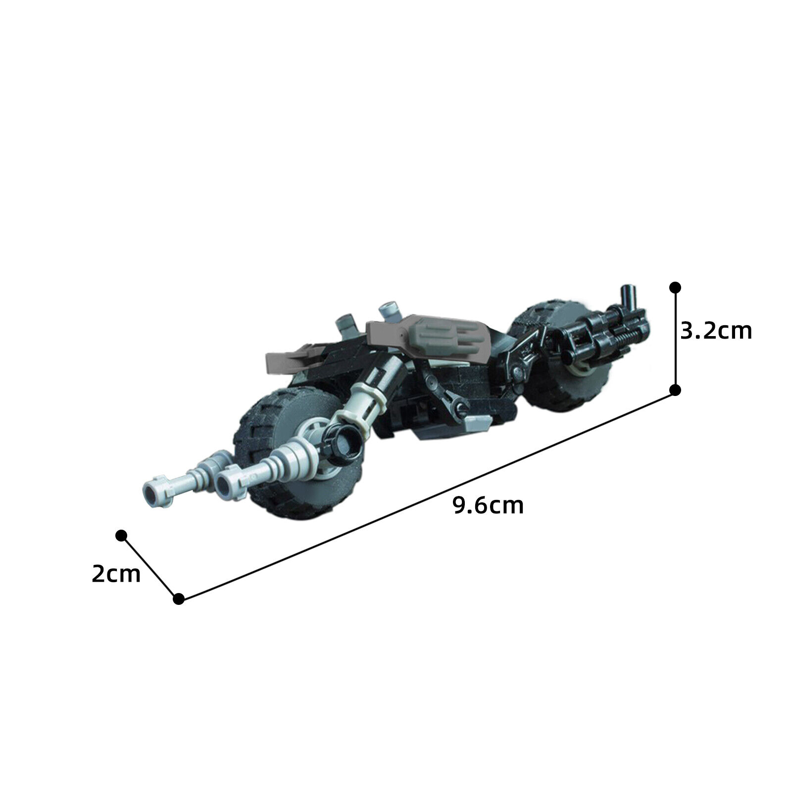 ZITIANYOUBUILD Custom MOC: MOC-24654 Batcycle Batblade Batpod from Film for Kids-ZITIANYOUBUILD
