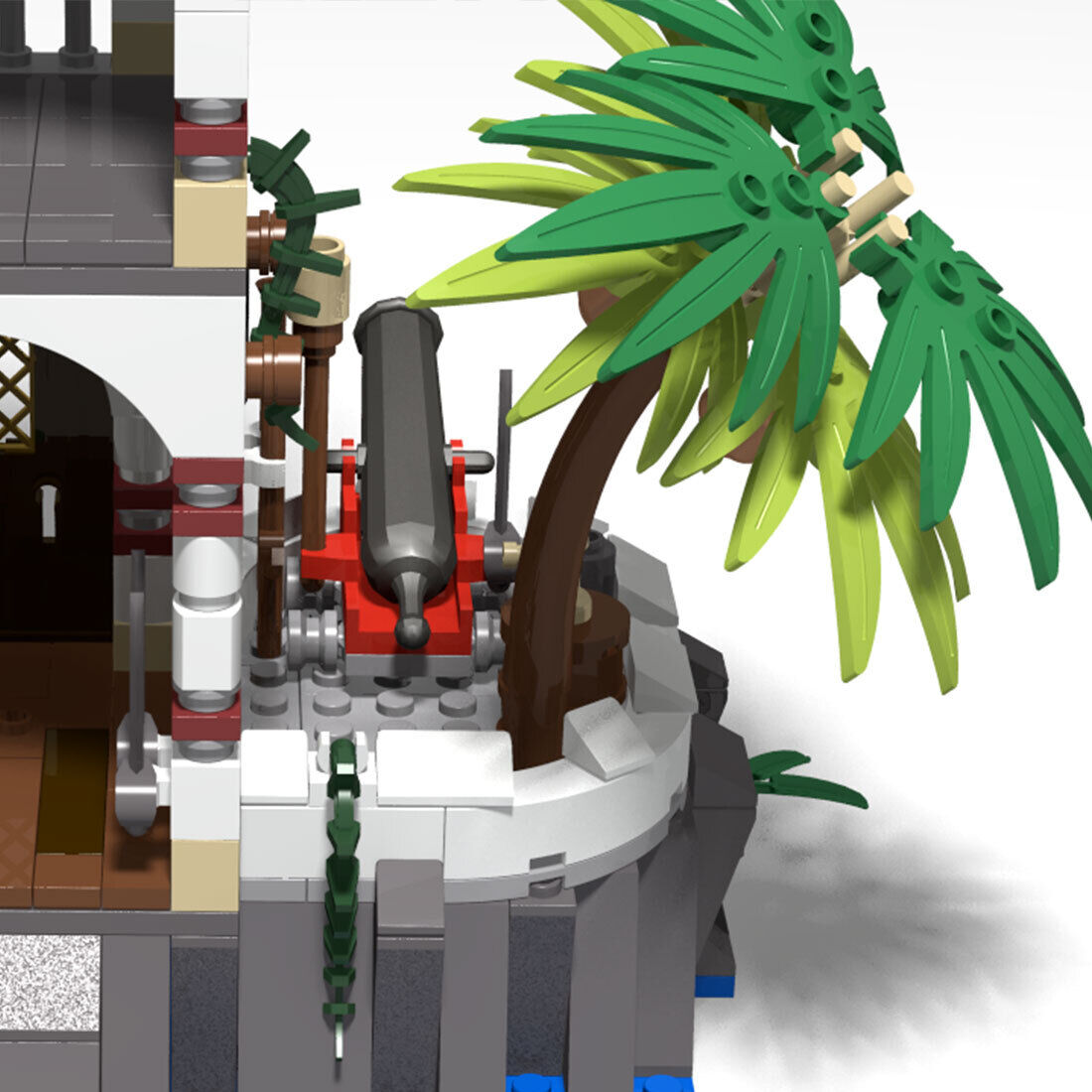 Custom MOC-72071 Sabre Island Model 493 Parts Kids Gift for Christmas-ZITIANYOUBUILD
