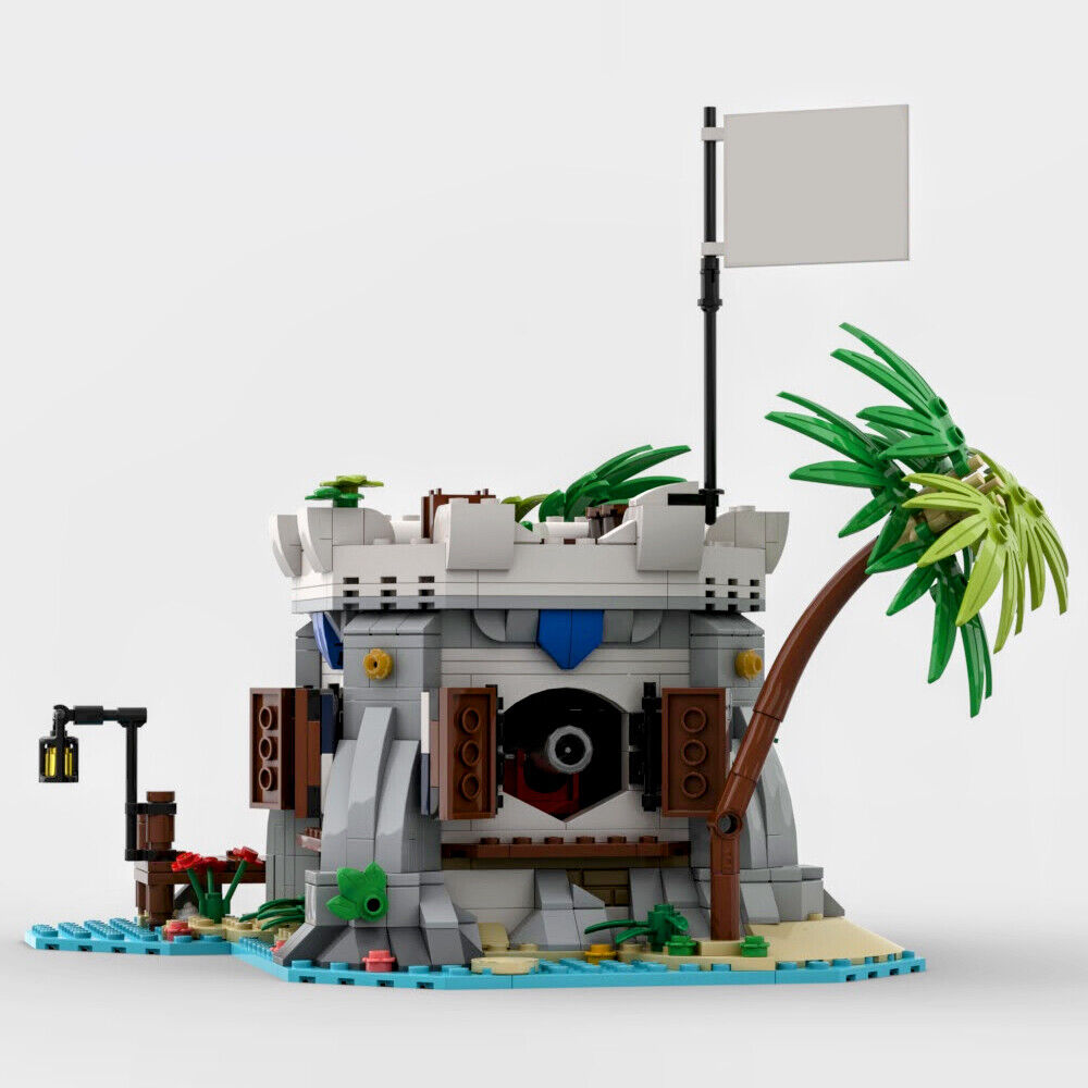 MOC-80308 Imperial Soldiers' Cannon Station Building Toys for Pirates 841 Parts-ZITIANYOUBUILD