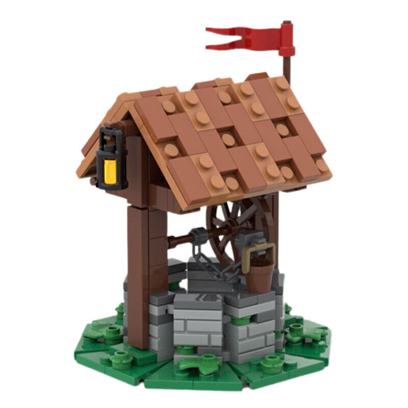 MOC-119638 MEDIEVAL WELL (Castle Theme) Model Building Toys Set 162 Parts-ZITIANYOUBUILD