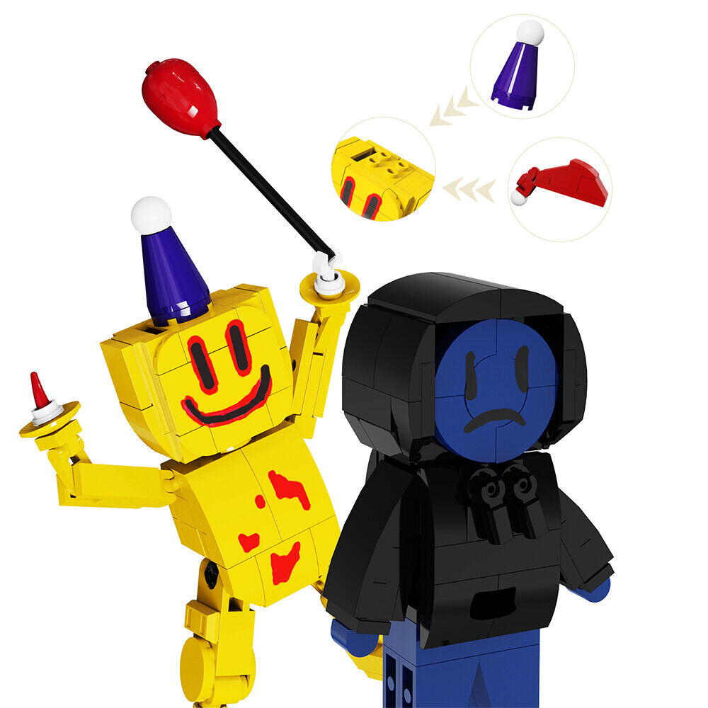 C9406 2-in-1 Yellow Monster and Black Monster with Original Box 230 Parts-ZITIANYOUBUILD