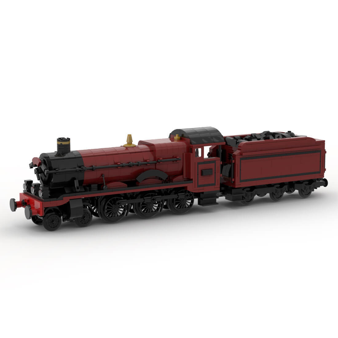 MOC-117702 GWR Hall Class "Olton-Hall" Steam Locomotive 8-Wide 1003 Parts
