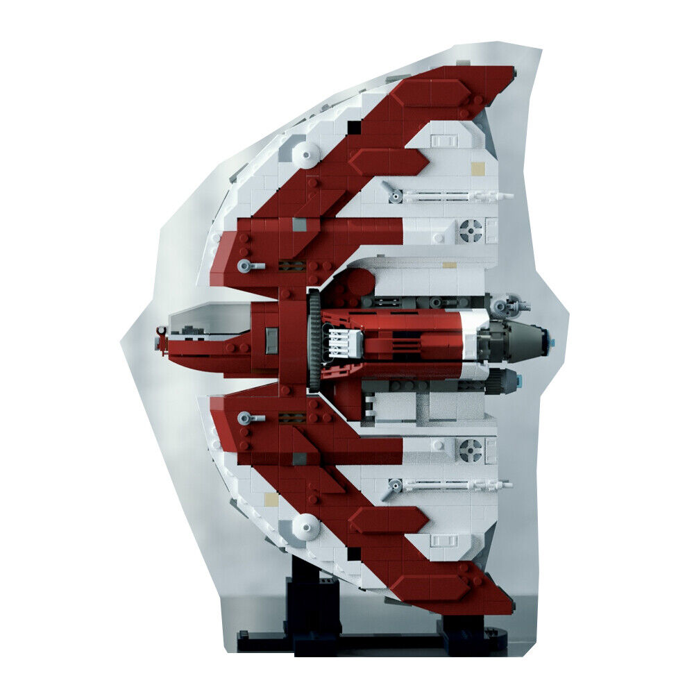 MOC-158878 Ambassador Ship Transport Semicircular Ship from Movie 1378 Parts-ZITIANYOUBUILD