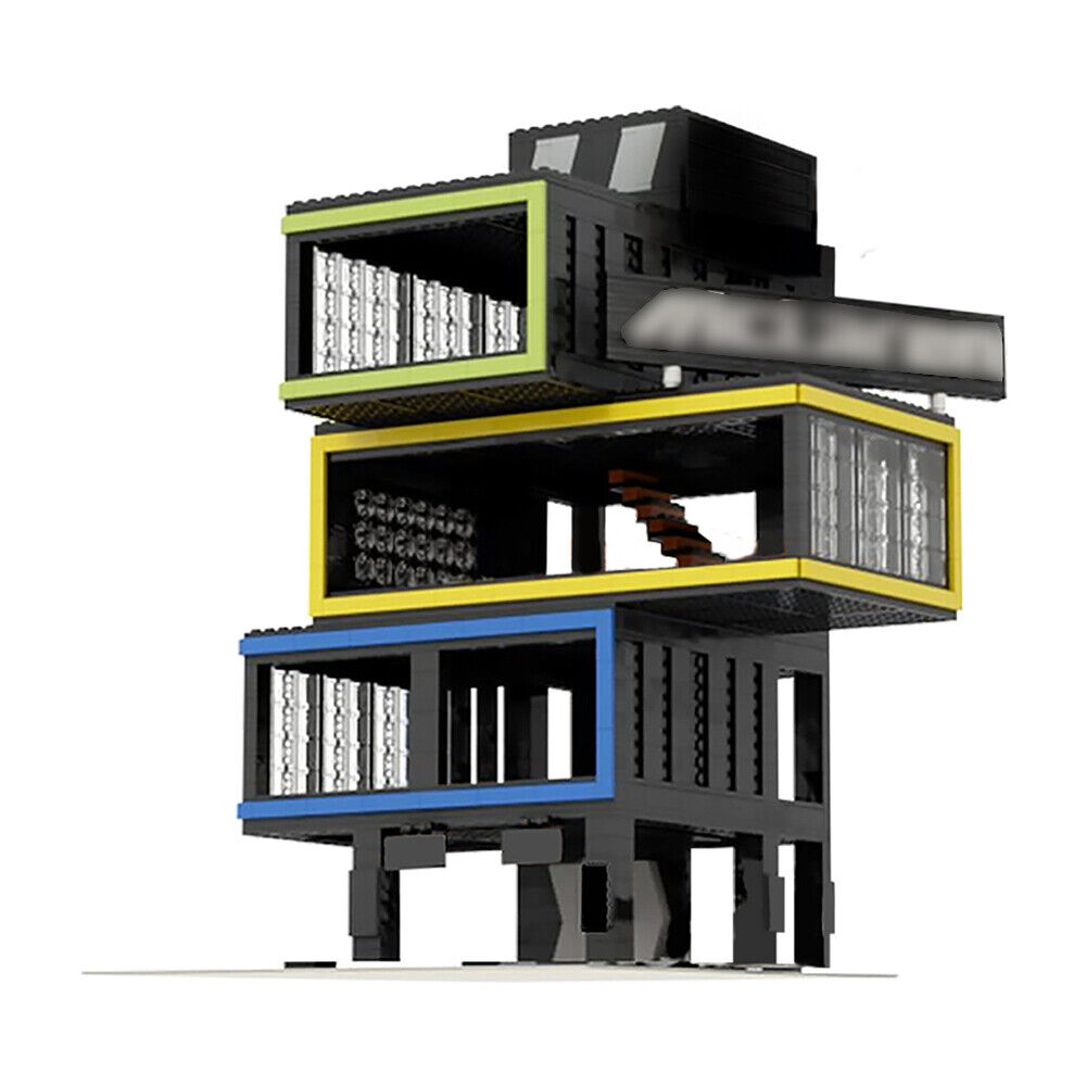 C4913 Modular Building: Car Experience Center for Collection 1904 Parts-ZITIANYOUBUILD