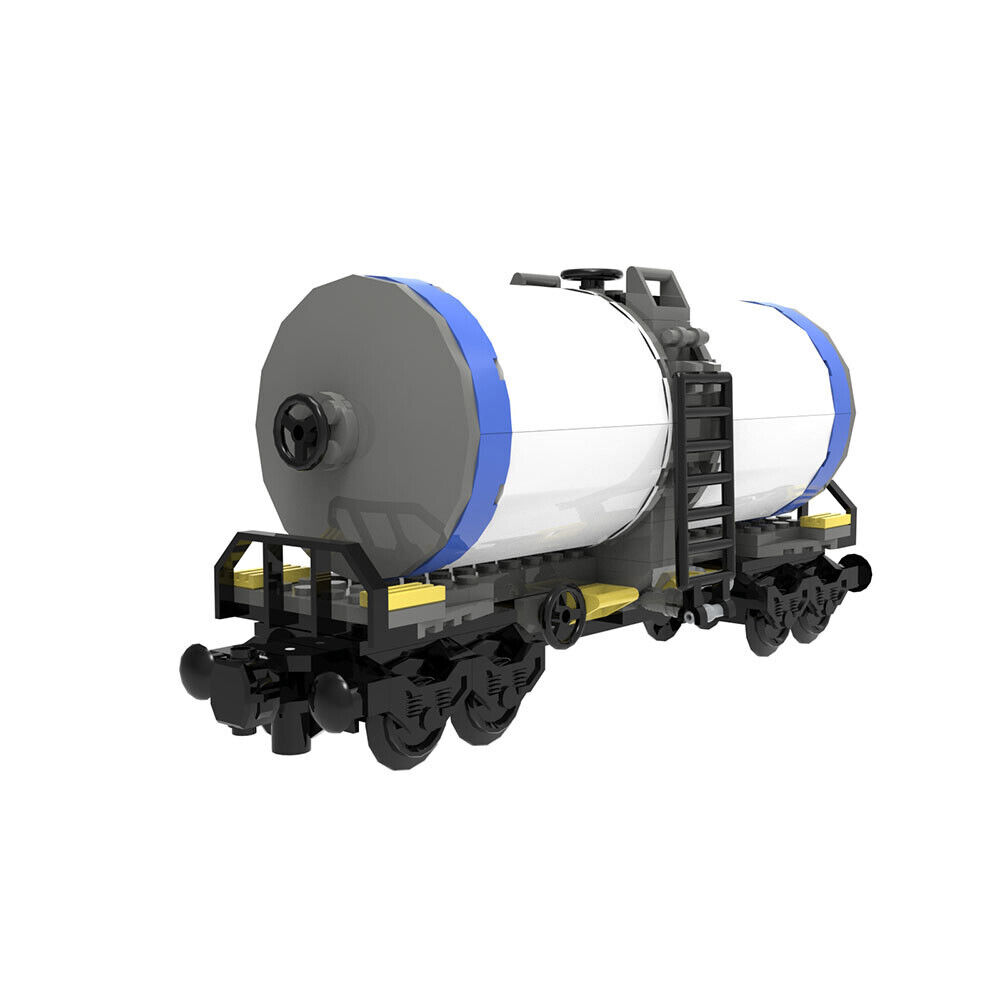 ZITIANYOUBUILD Custom MOC: C7877 Tanker Wagon Train Complete Sets 148 Parts-ZITIANYOUBUILD