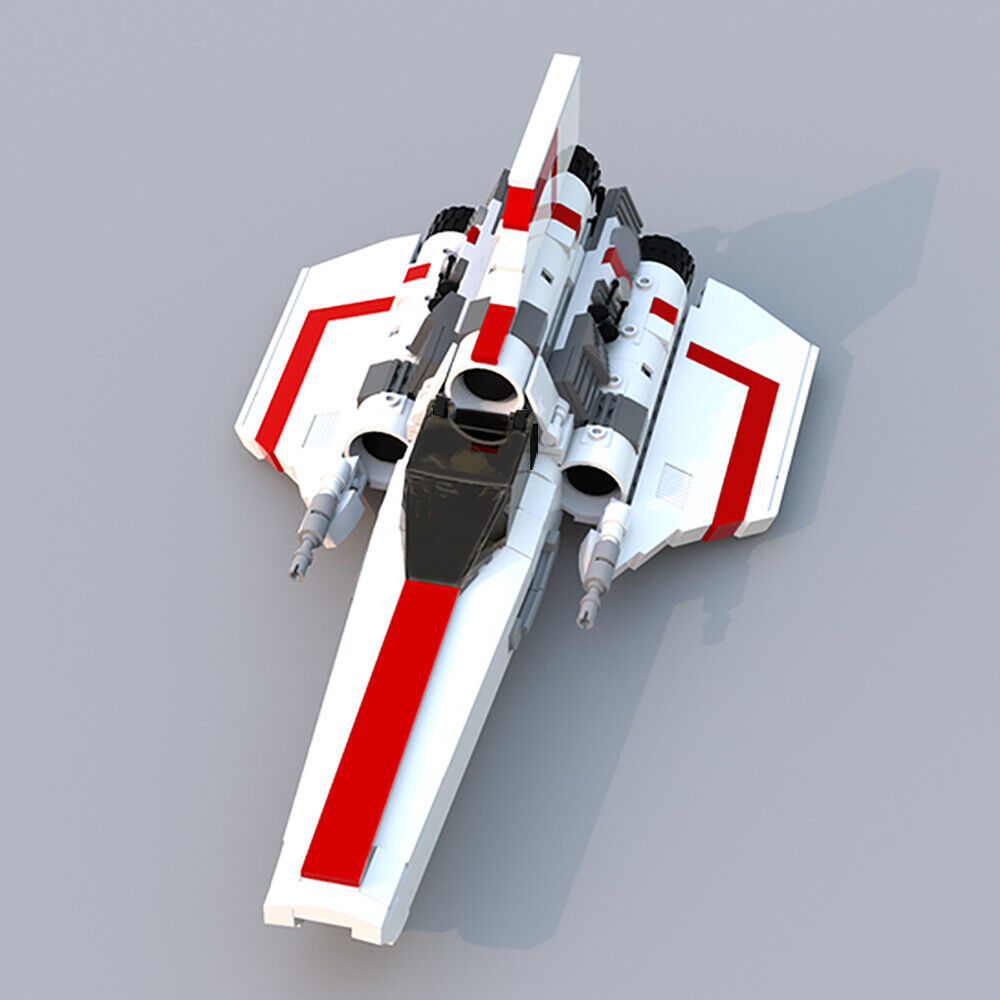 MOC-23012 Colonial Viper MK1 Fighter Toys Set for Battlestar Galactica-ZITIANYOUBUILD