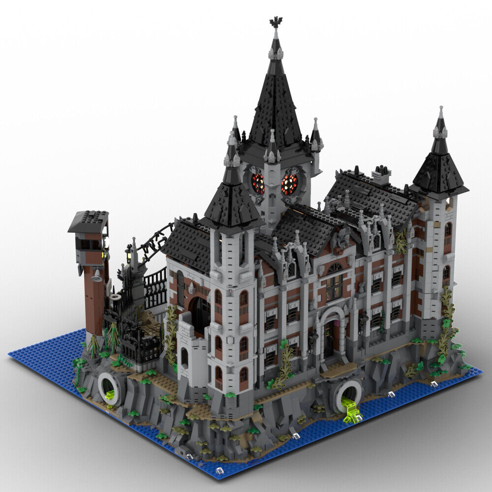MOC-158329 Modular Psychiatric Hospital Architecture from Movie 6726 Parts-ZITIANYOUBUILD