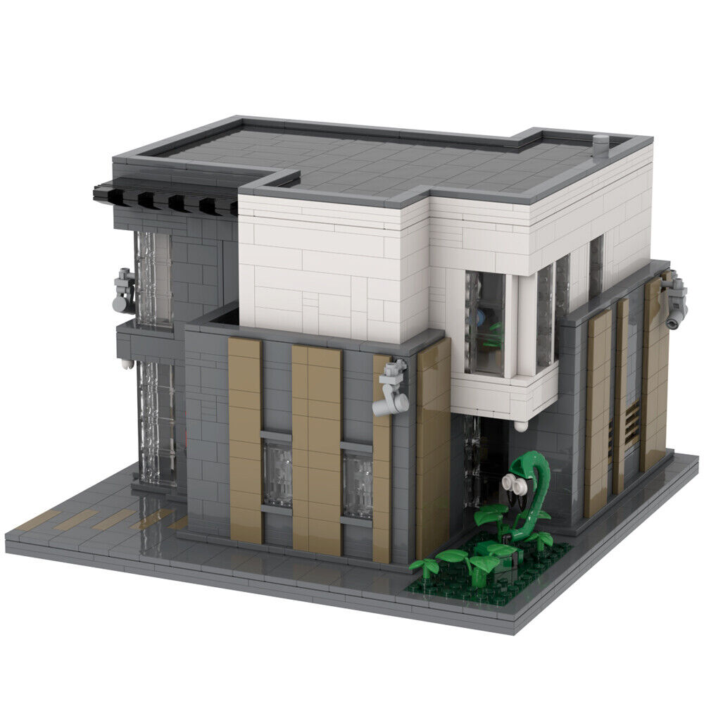 MOC-84426 Modern Villa Artist's House Model Modular Building 3189 Parts-ZITIANYOUBUILD