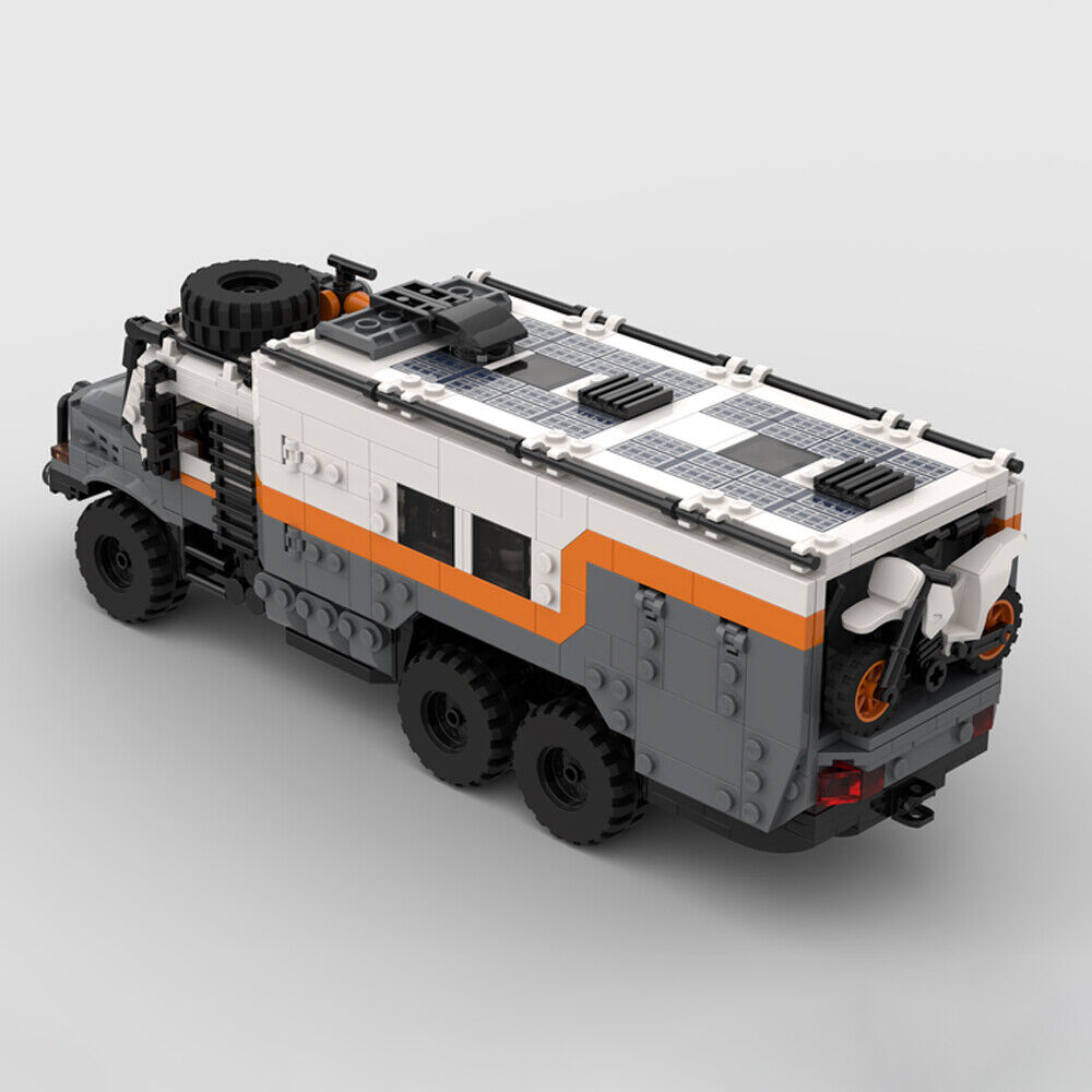 MOC-140755 Off-road Truck 6x6 for Overlanding Expedition with Interior-ZITIANYOUBUILD