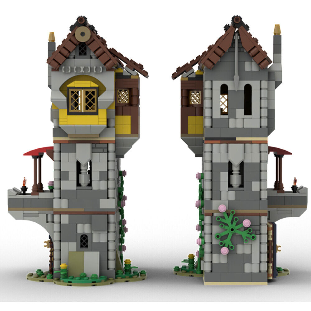 MOC-156479 Medieval House with Detailed Interior Modular Building 969 Parts-ZITIANYOUBUILD