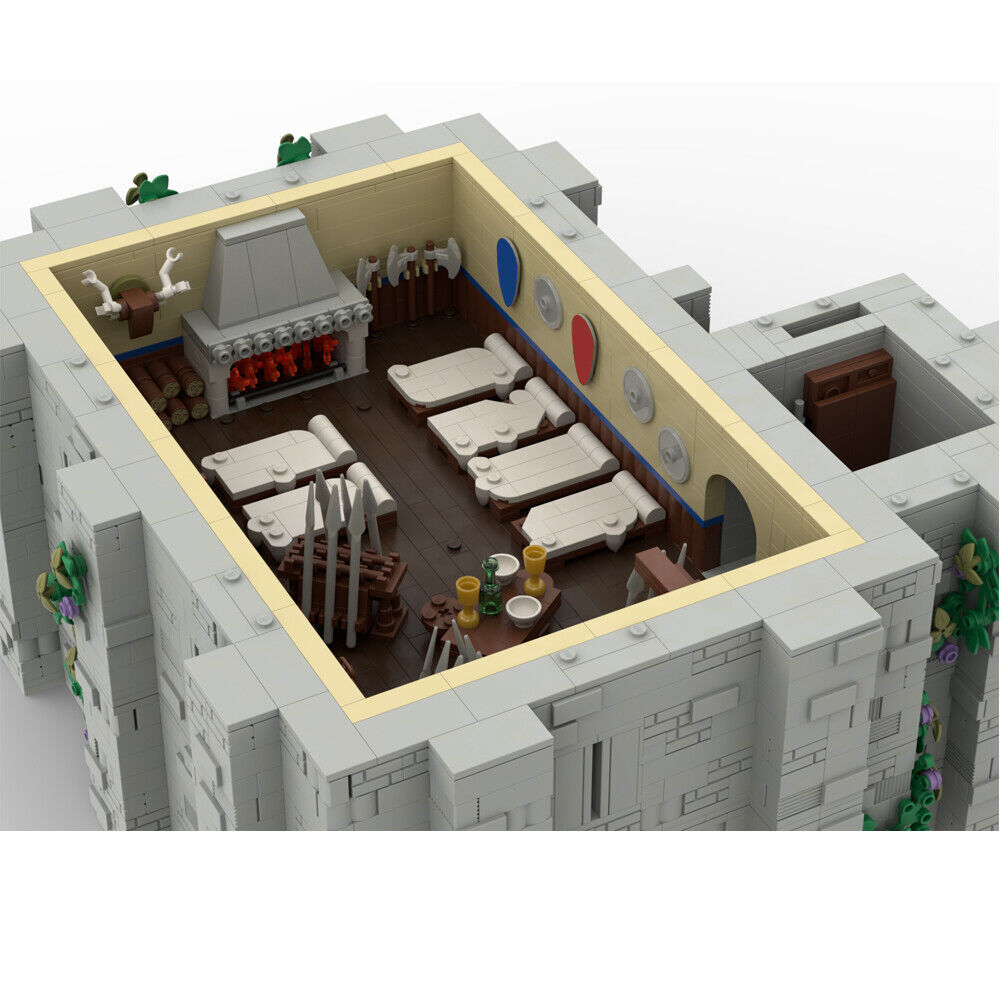 MOC-153544 Medieval Keep Castle with Fully Modular Interior 8984 Parts-ZITIANYOUBUILD
