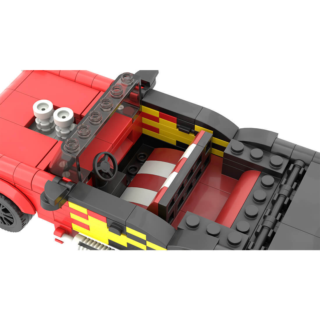 Custom MOC-120711 Retro 1950s Vintage Car Model 332 Parts for Christmas-ZITIANYOUBUILD