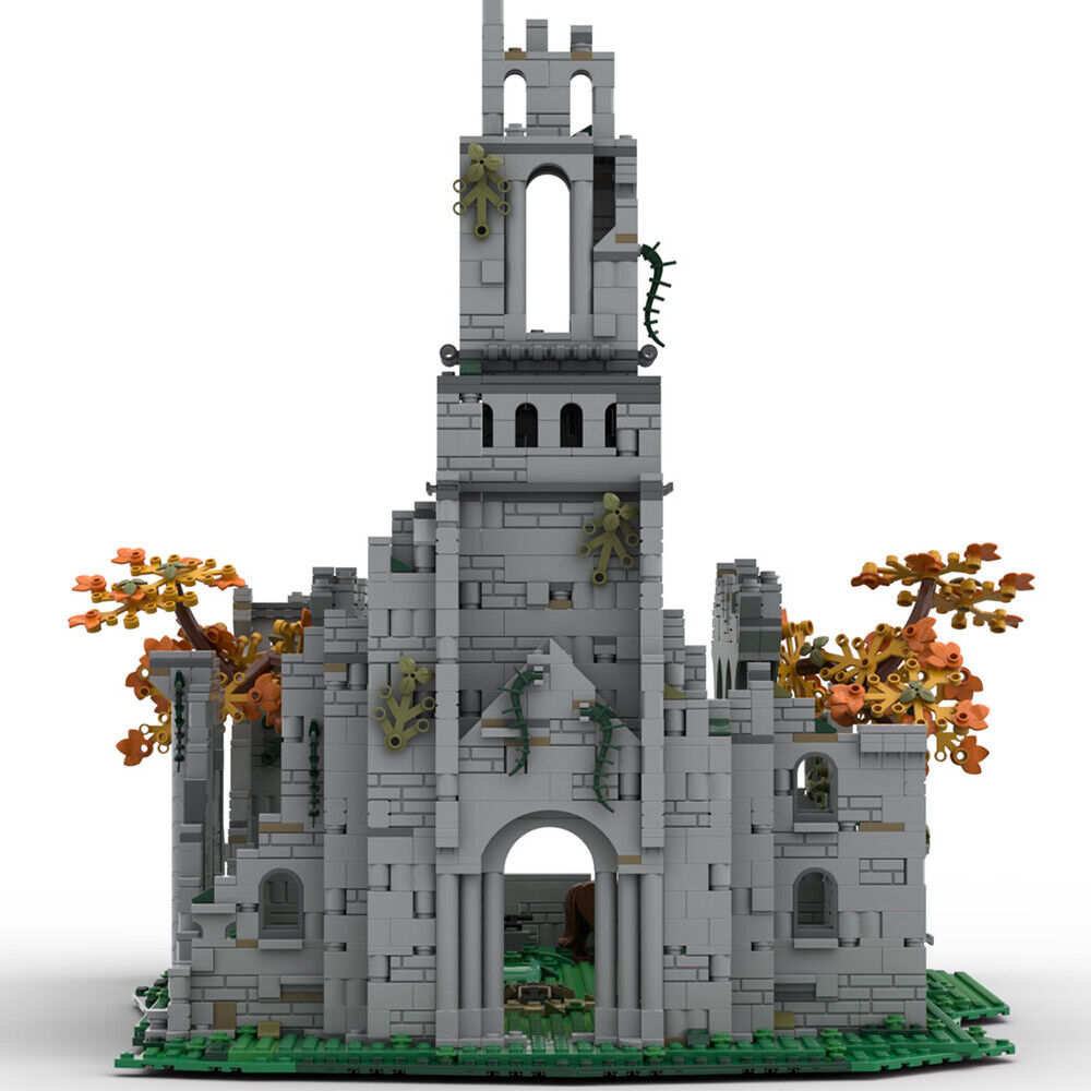 MOC-148241 Modular Church of Stone from Video Game Building Toys Set 2401 Parts-ZITIANYOUBUILD