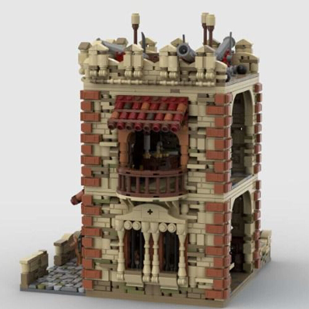 MOC-156582 Modular Building: Island Model for Pirates Theme Series 2704 Parts-ZITIANYOUBUILD
