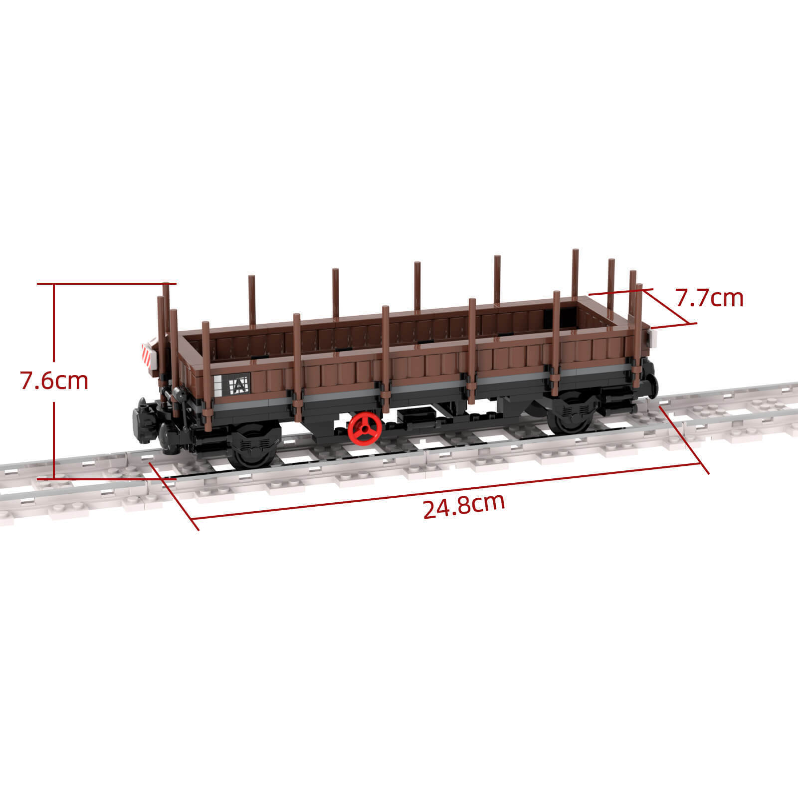 Custom MOC-81218 Flat Wagon Model 220 Parts Toys Kids Gift for Christmas-ZITIANYOUBUILD