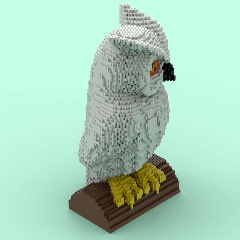 ZITIANYOUBUILD MOC-142459 A Large Owl Sculpture Model for Collection 5600 Parts-ZITIANYOUBUILD