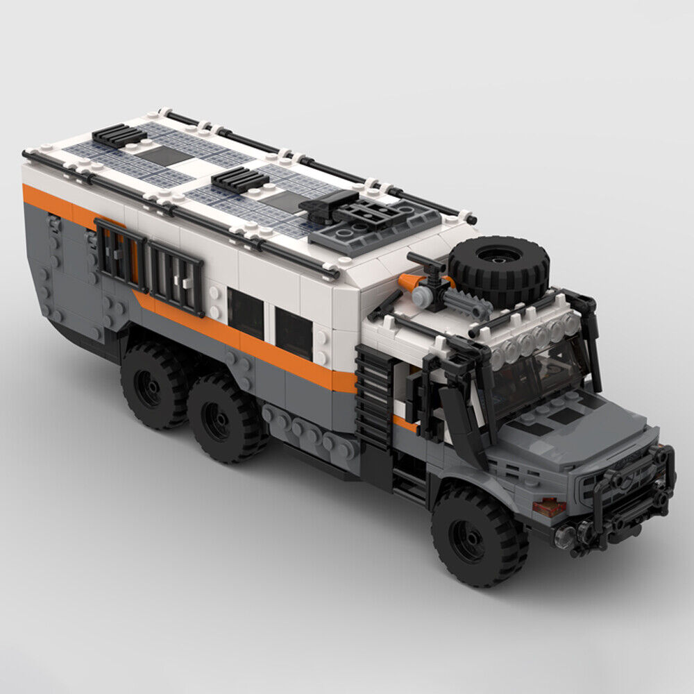 MOC-140755 Off-road Truck 6x6 for Overlanding Expedition with Interior-ZITIANYOUBUILD