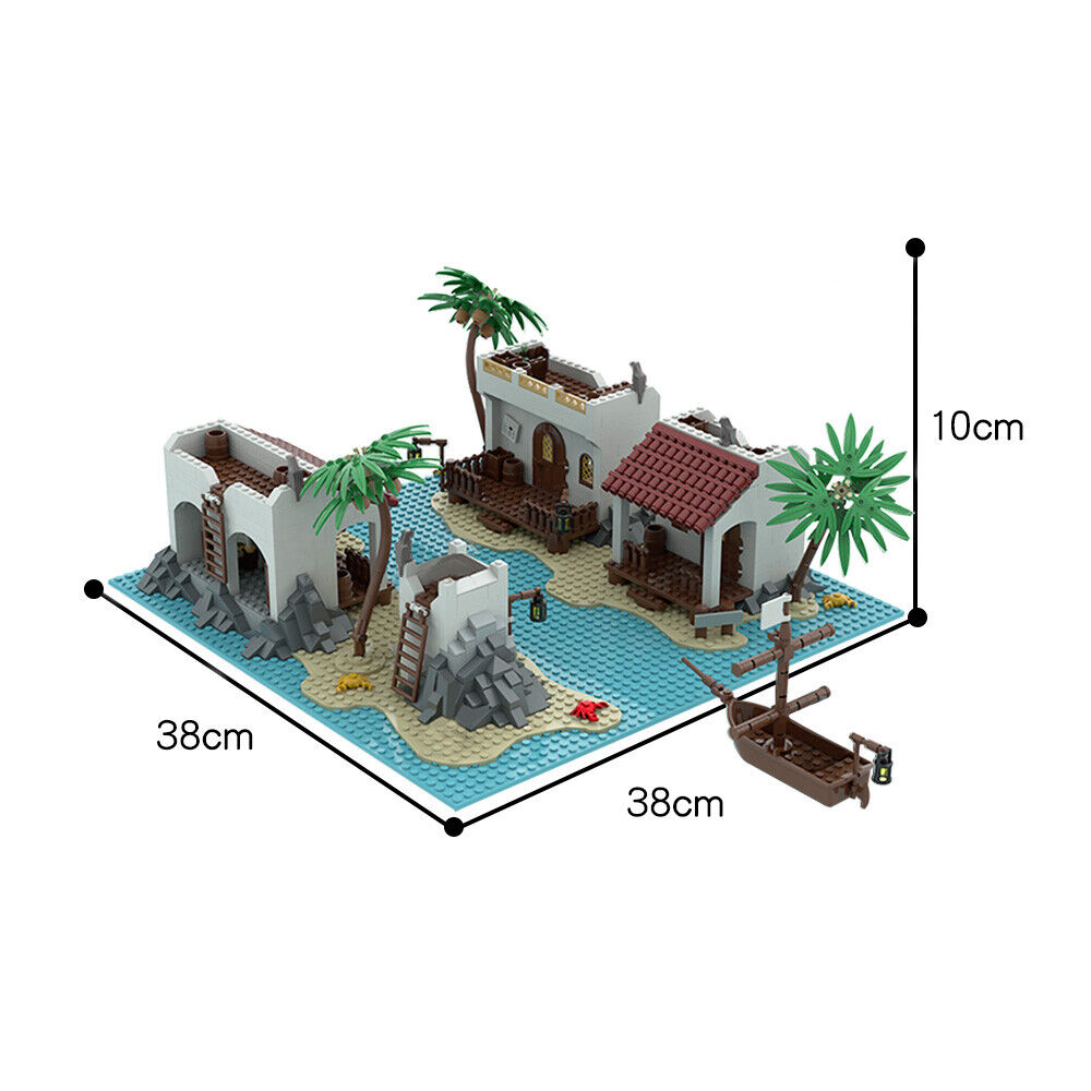C5567 Small Imperial Town for Pirates Series Building Toys 1375 Parts-ZITIANYOUBUILD