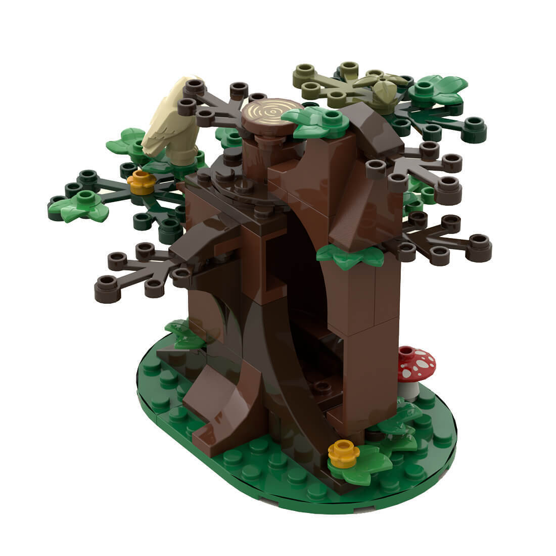 Custom MOC-86672 Medieval Ghost in the Tree 90 Parts Kids Gift for Christmas-ZITIANYOUBUILD