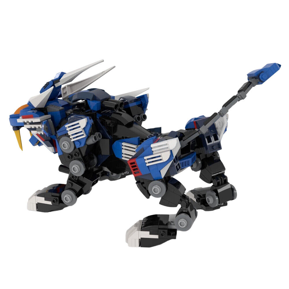 ZITIANYOUBUILD Custom MOC: C7652 Mechanical Beast Blade Liger 653 Parts for Kids-ZITIANYOUBUILD