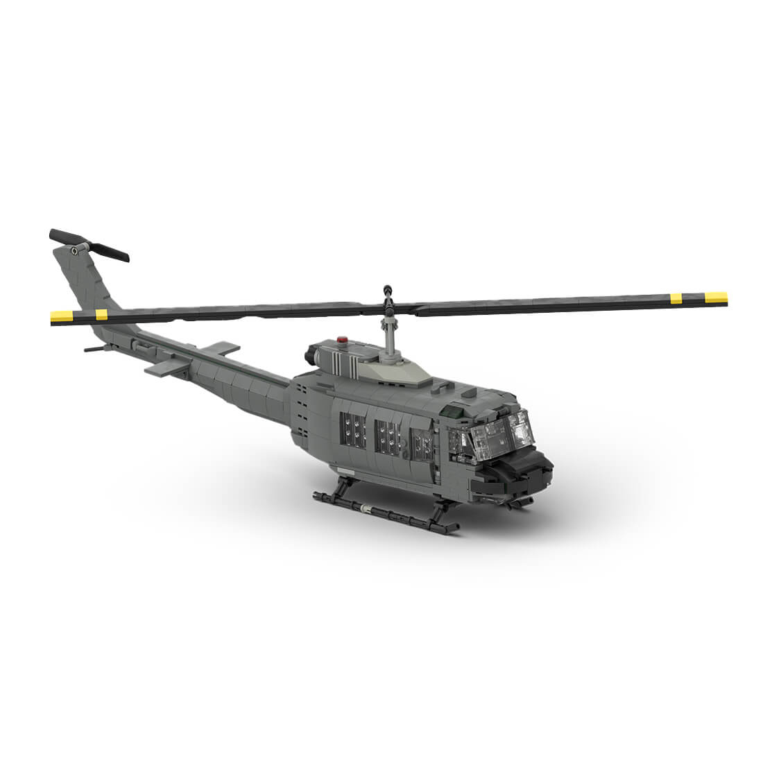 Custom MOC-74181 Bell UH-1 Iroquois �C HUEY 988 Parts Toys Gift for Christmas-ZITIANYOUBUILD