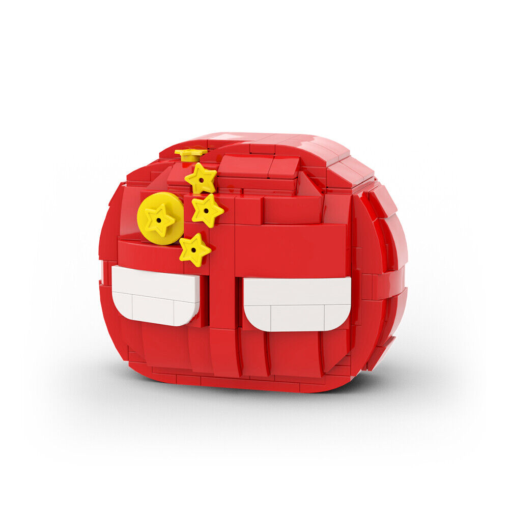 C9570 Ball with Eyes without Pupils from Web Comics and Cartoons 205 Parts-ZITIANYOUBUILD