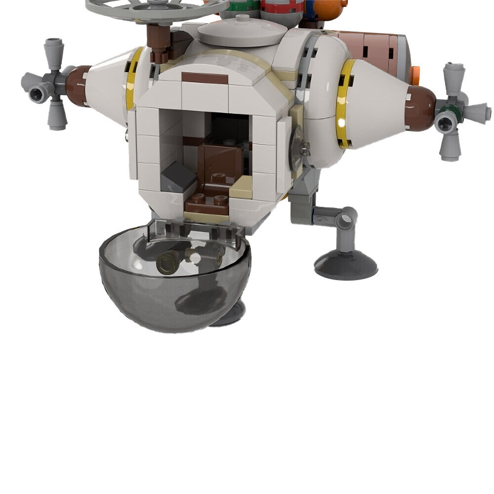 Custom MOC: C9196 A Hearthian Ship Spaceship Model 243 Parts from Game-ZITIANYOUBUILD