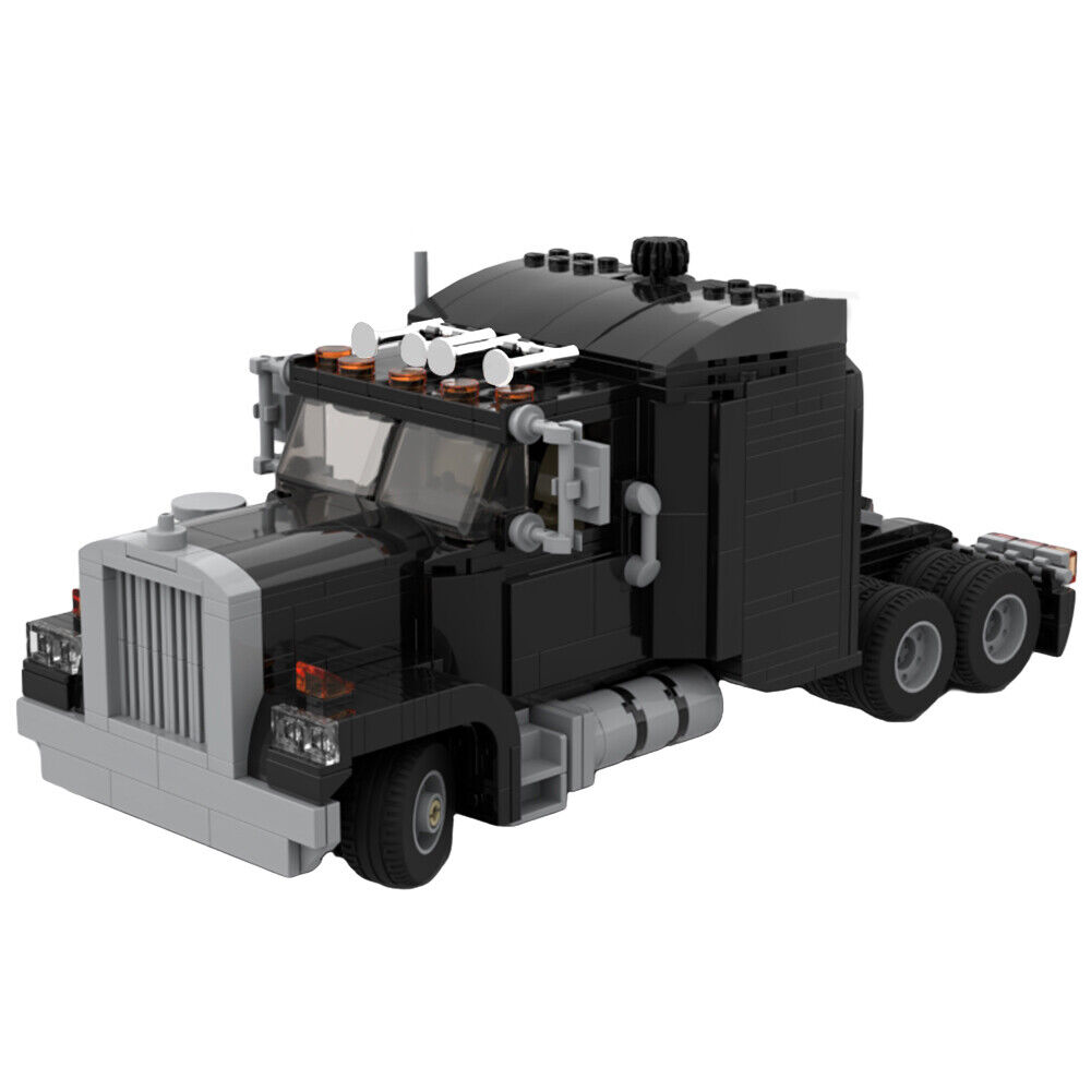 ZITIANYOUBUILD Custom MOC: C7690 Mobile Unit semi Truck 2081 Parts from Film-ZITIANYOUBUILD