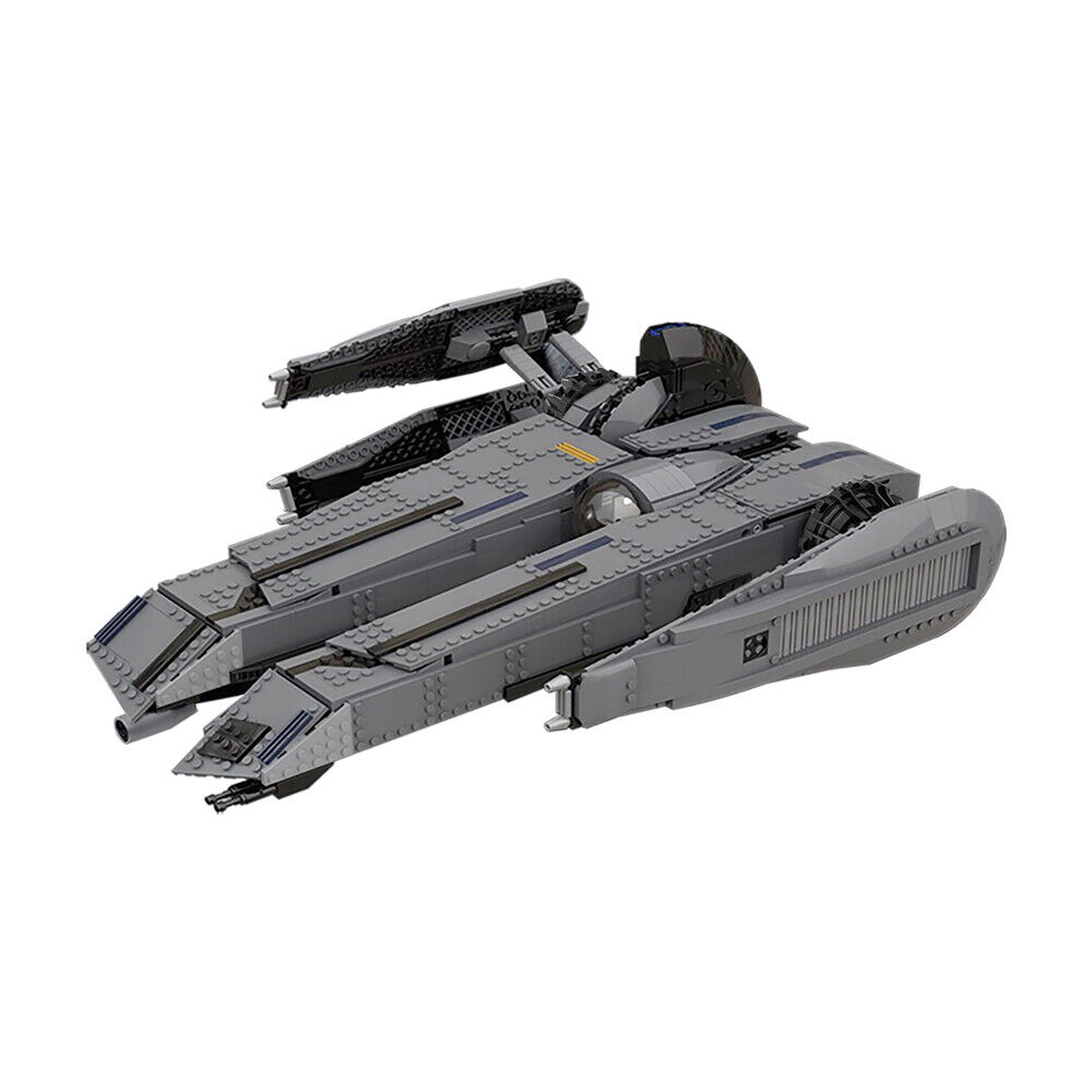 C5722 Personal Transport Unique Ship with Interior Cockpit 1608 Parts-ZITIANYOUBUILD