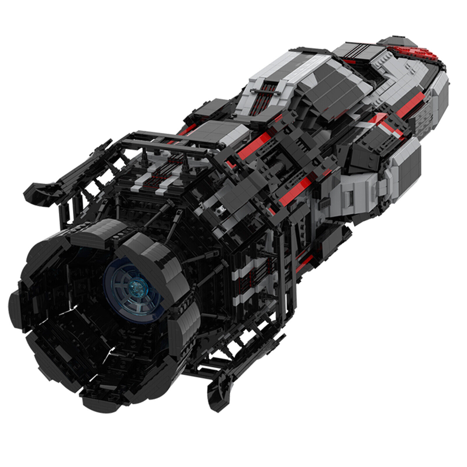 Custom MOC: C6841 Rocinante Spaceship 5943 Parts from TV Gift for Christmas-ZITIANYOUBUILD