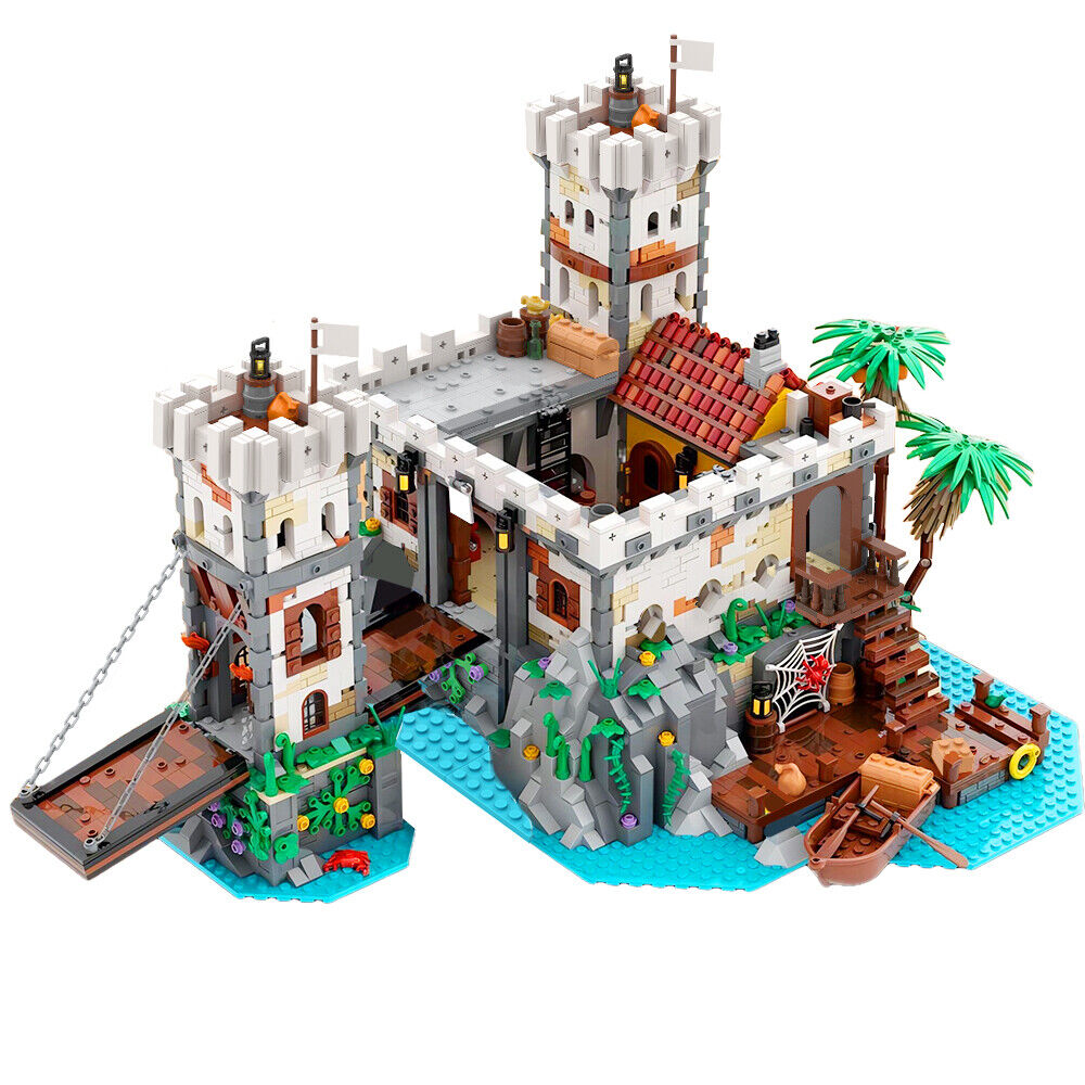 C9214Y01 Forts of Pirat/e/s Modular Building 3287 Parts Building Toys Set-ZITIANYOUBUILD
