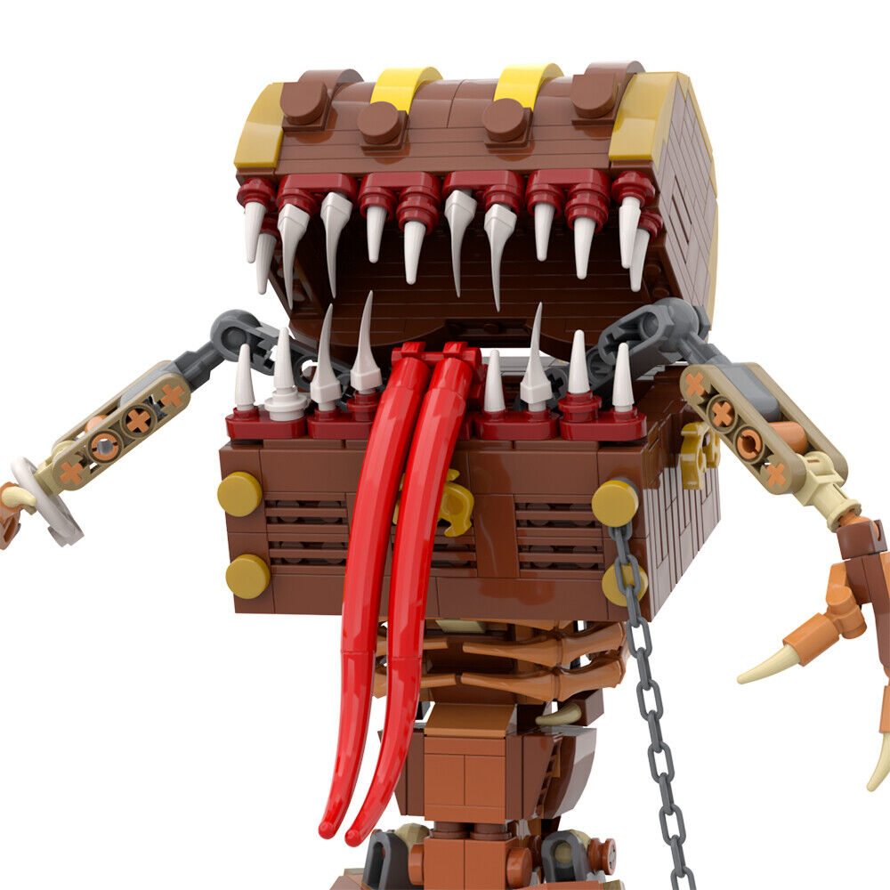 C7889Y01 Mimic Chest / Monster Model 540 Parts from Game Building Toys Set-ZITIANYOUBUILD