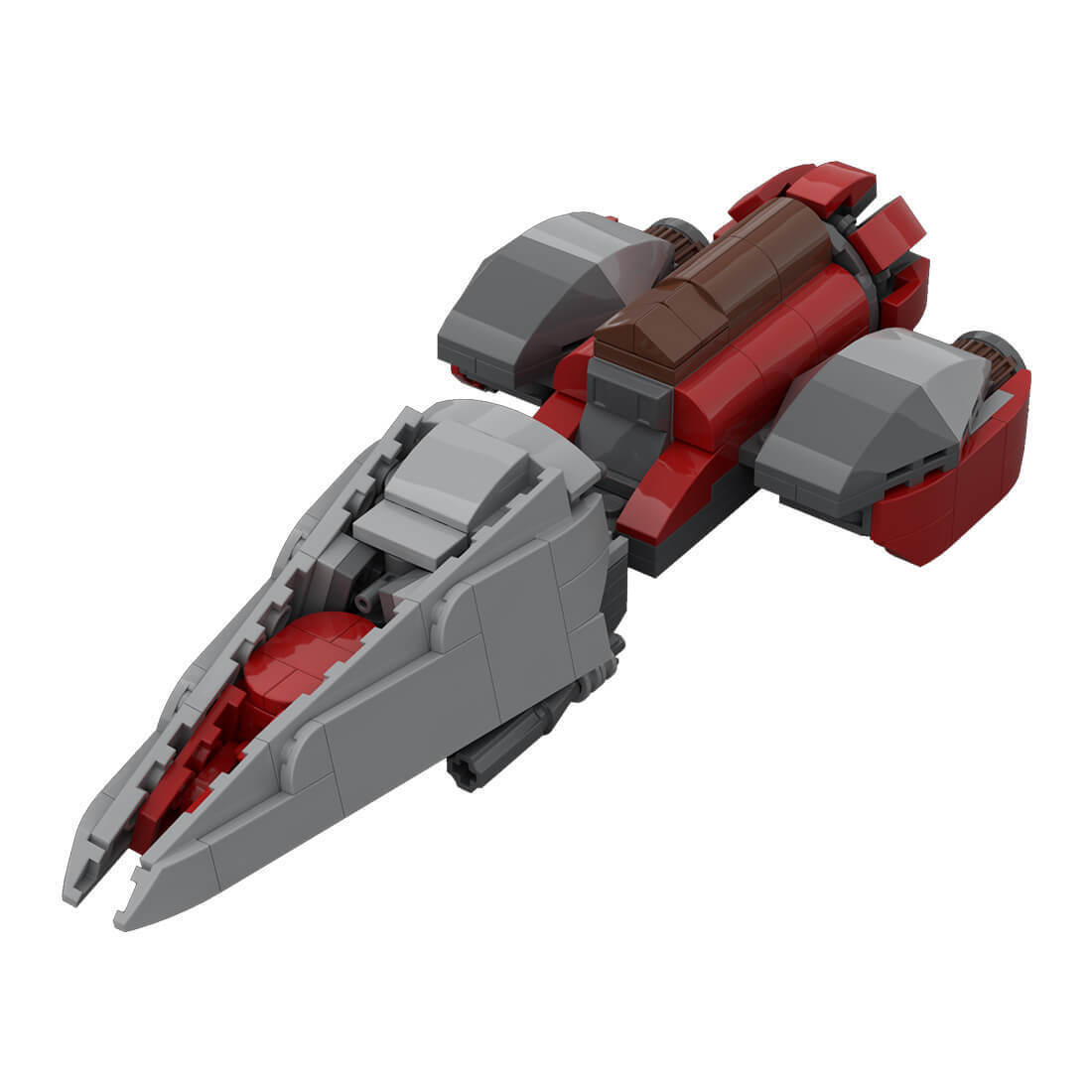 Custom MOC-142495 Terran-Vulture Future Star Warship Model 234 Parts Kids Gift-ZITIANYOUBUILD