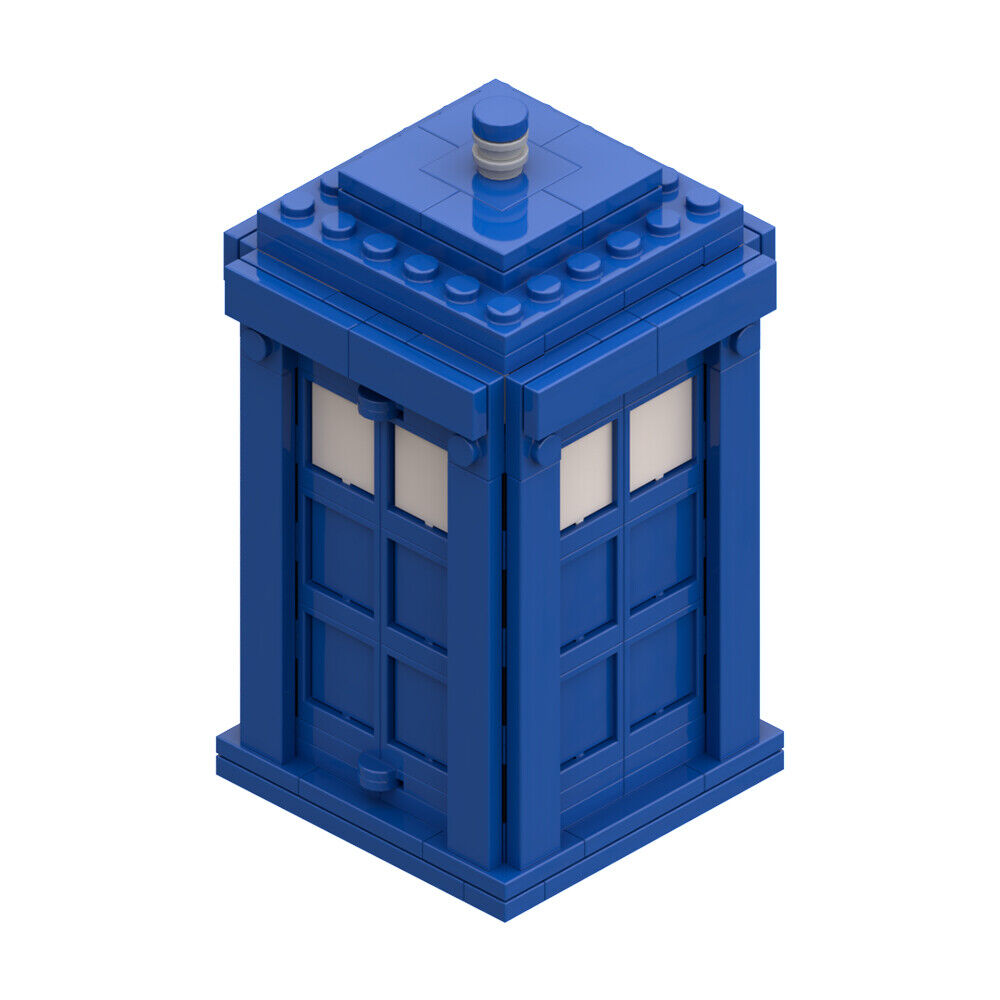 C9095 The Telephone Booth from TV Show about Doctor 238 Parts Creative Toys-ZITIANYOUBUILD