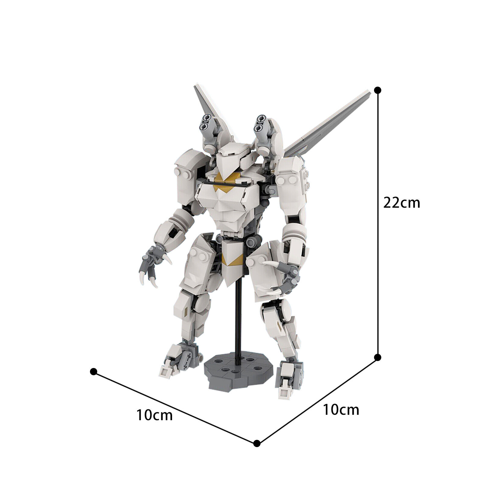 Custom MOC: C6183 ENGEL-01 MK-II Mecha Model Set 373 Parts Gift for Christmas-ZITIANYOUBUILD