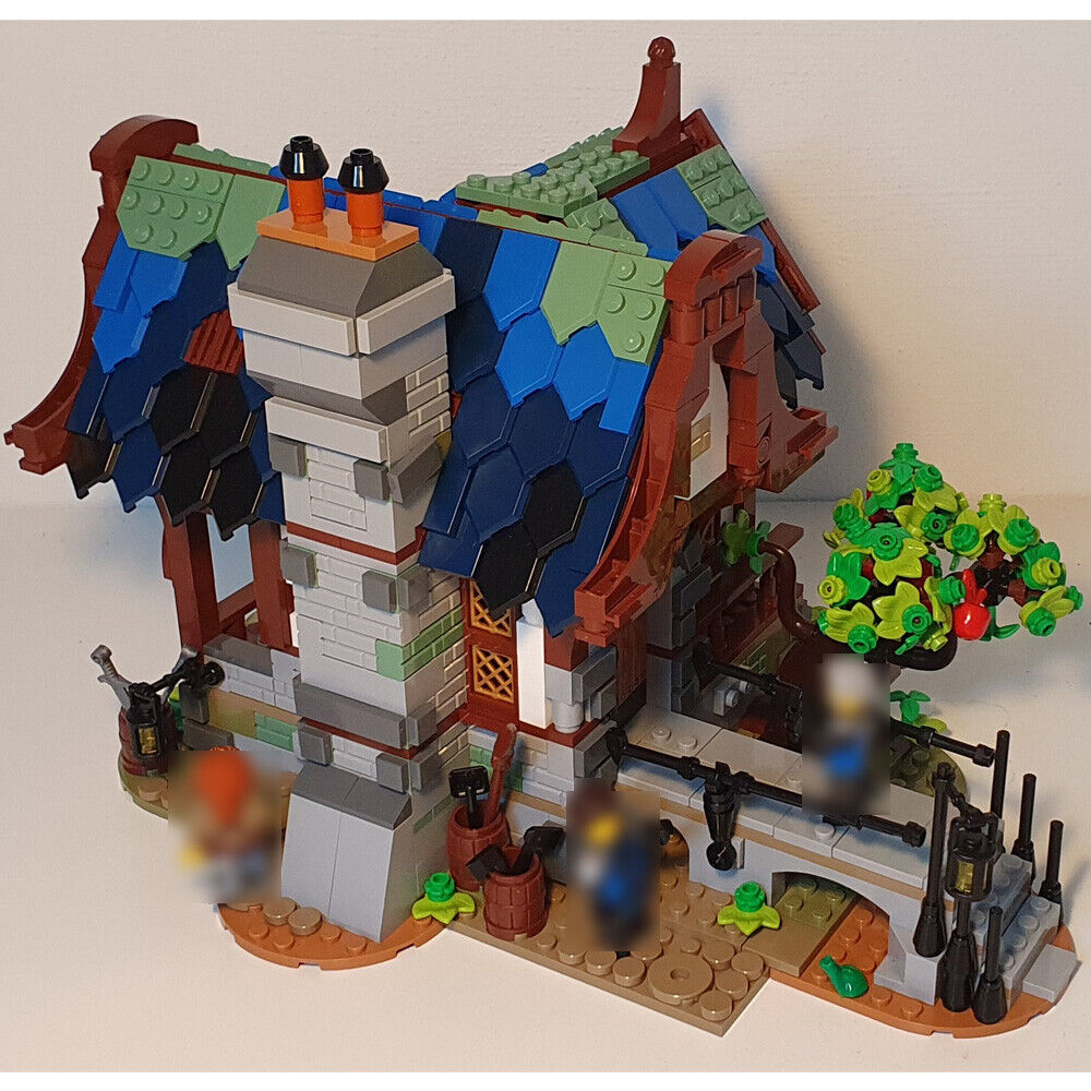 MOC-79655 Medieval House Alternate Build for Set 21325 Building Toys 1316 Parts-ZITIANYOUBUILD
