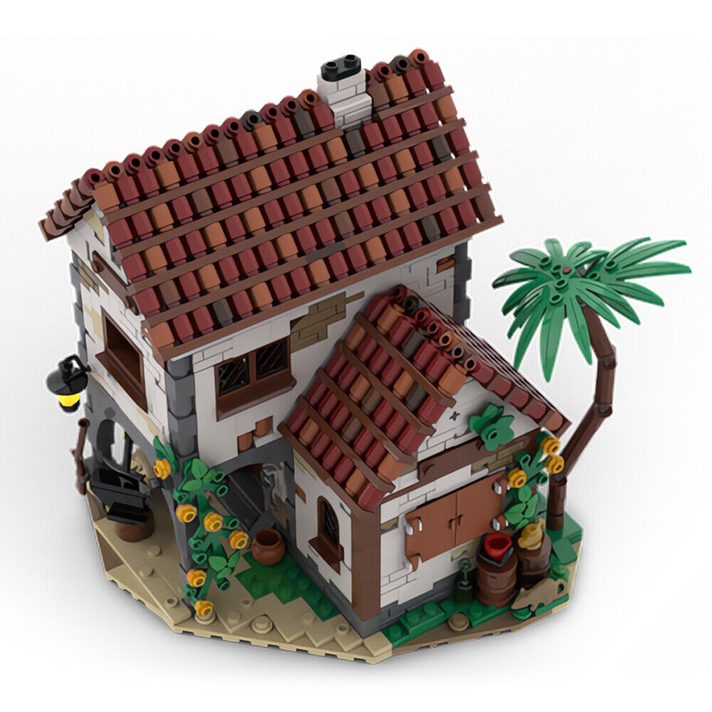 C9214Y03 Hut Cottage by the Island Modular Building House 1332 Parts Gift-ZITIANYOUBUILD