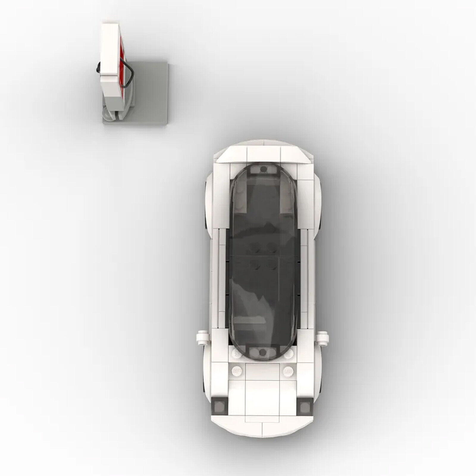 ZITIANYOUBUILD Custom MOC: C7353 Electric Vehicle 185 Parts with a Supercharger-ZITIANYOUBUILD