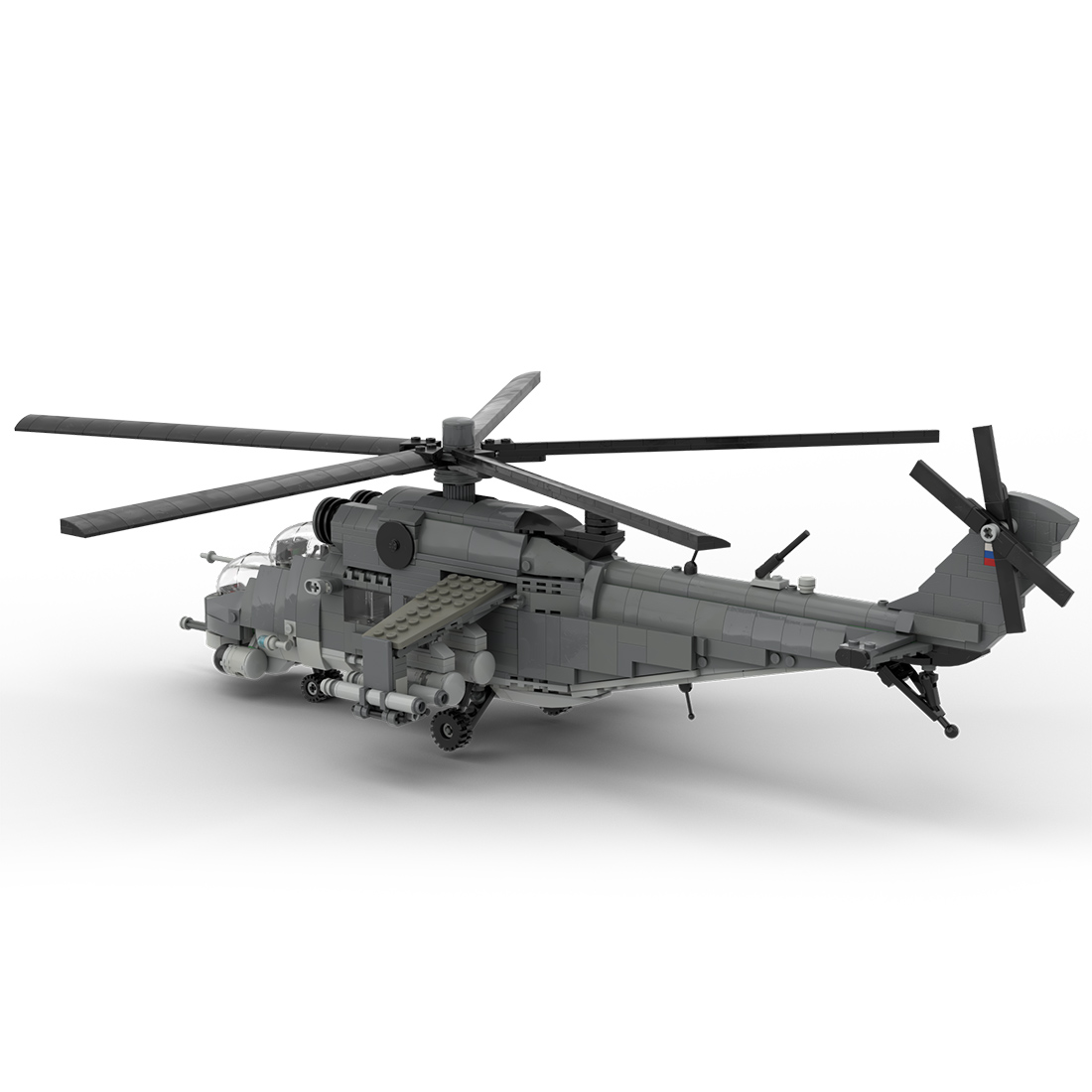 Custom MOC-97659 Mil Mi-35 HIND 1084 Parts Toys Gift for Christmas-ZITIANYOUBUILD