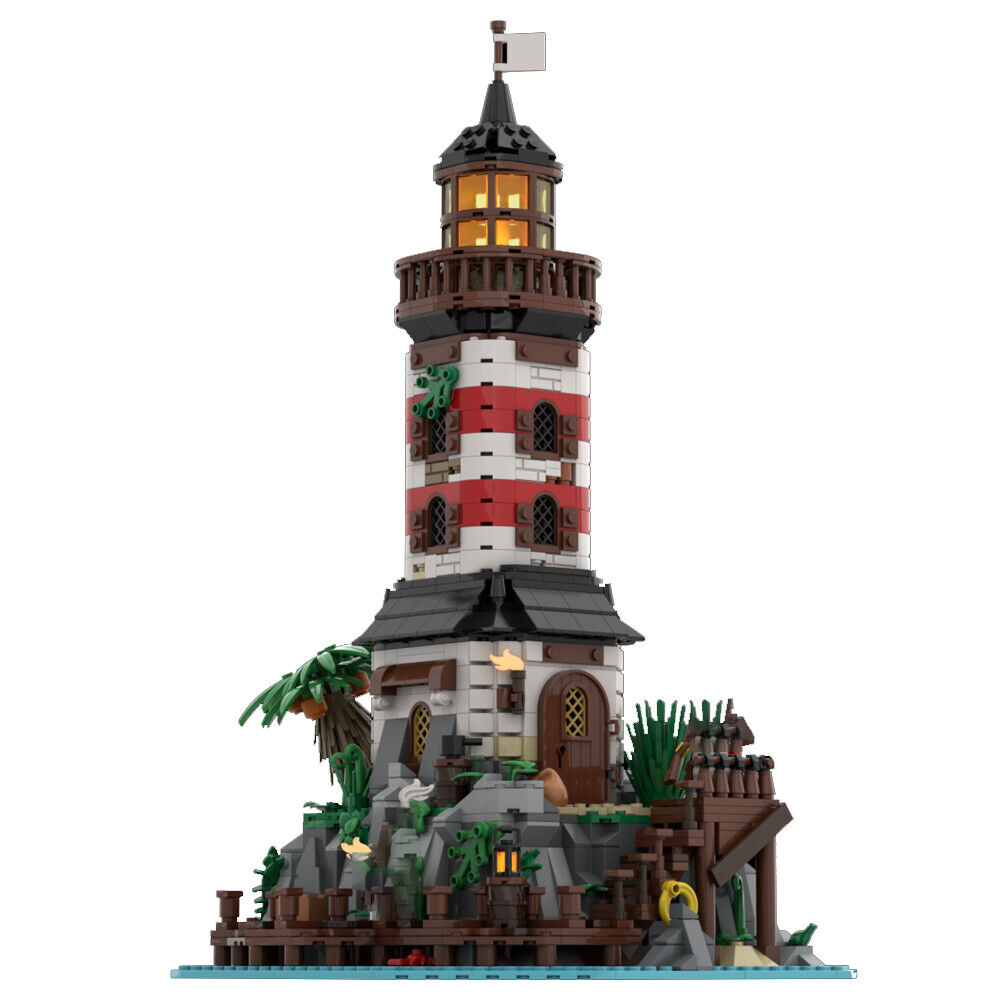 MOC-127425 Empire Lighthouse Minifig Scale Modular Building 1144 Parts Gift-ZITIANYOUBUILD