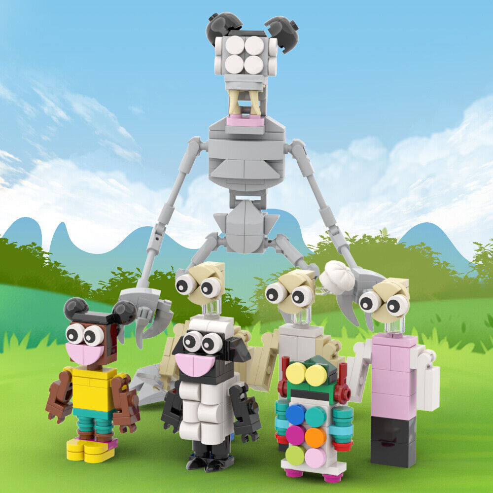 C9566 7-in-1 Titular Characters in the Indiehorror Game 312 Parts Gift-ZITIANYOUBUILD