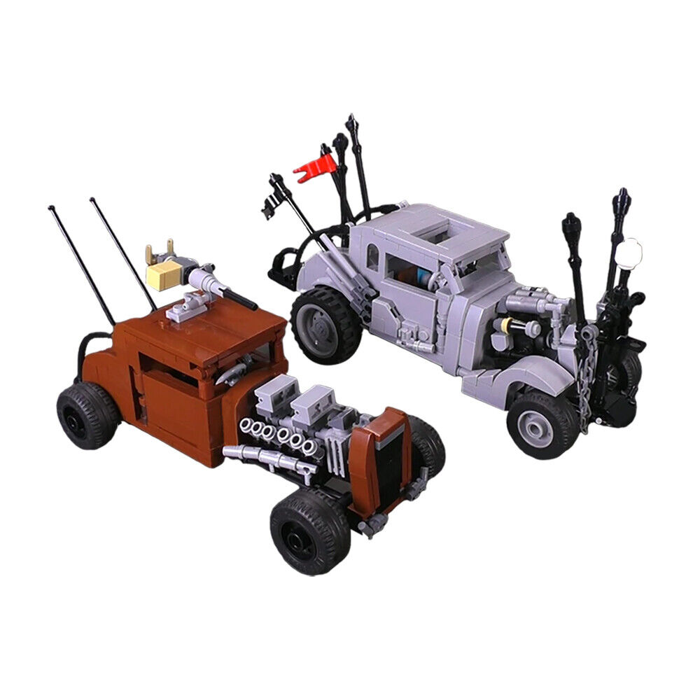 Custom MOC: C7738 Nux Cars 2 Packs Model 701 Parts Gift for Christmas-ZITIANYOUBUILD