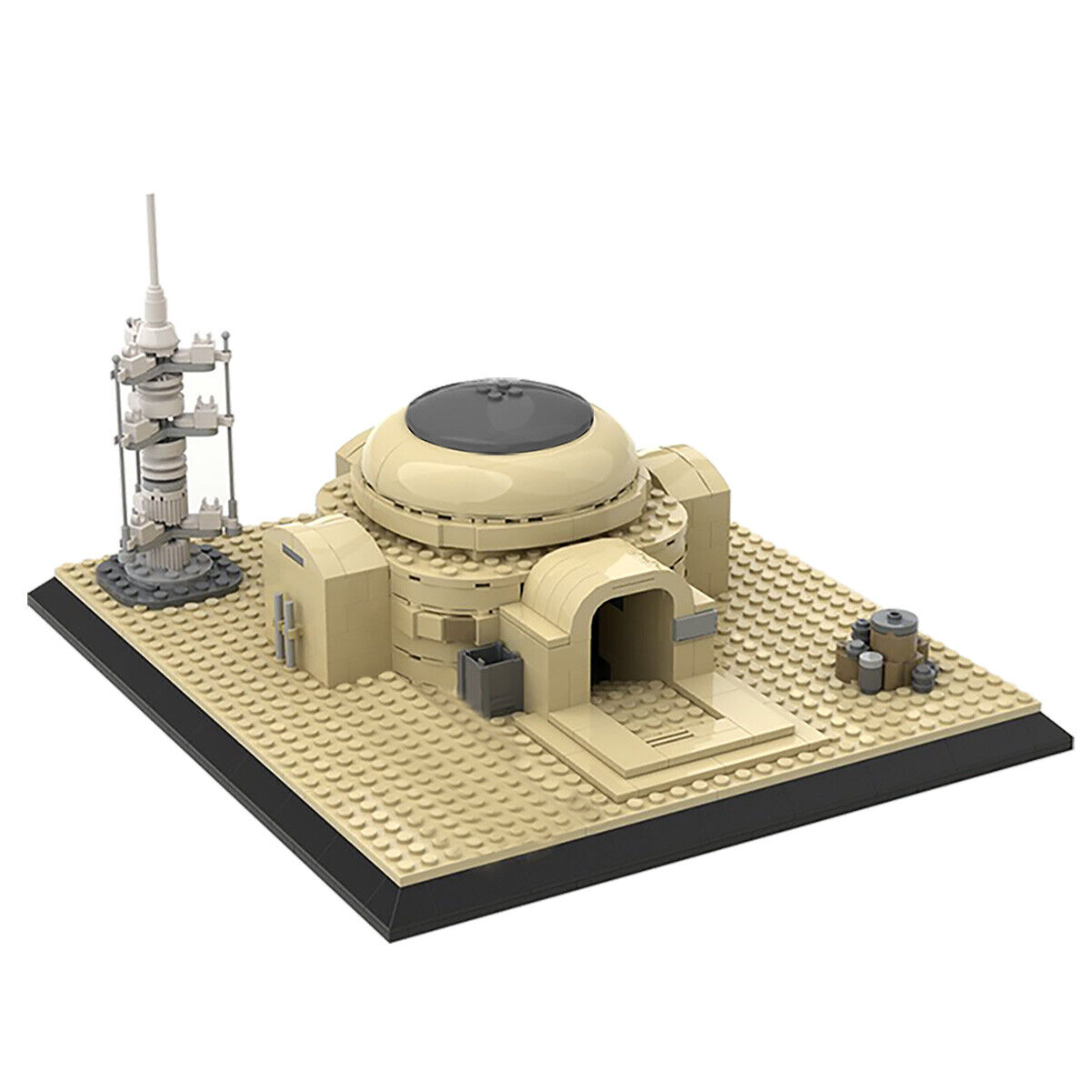 C4490 Home on Tatooine with Moisture Vaporator and Interior 456 Parts-ZITIANYOUBUILD