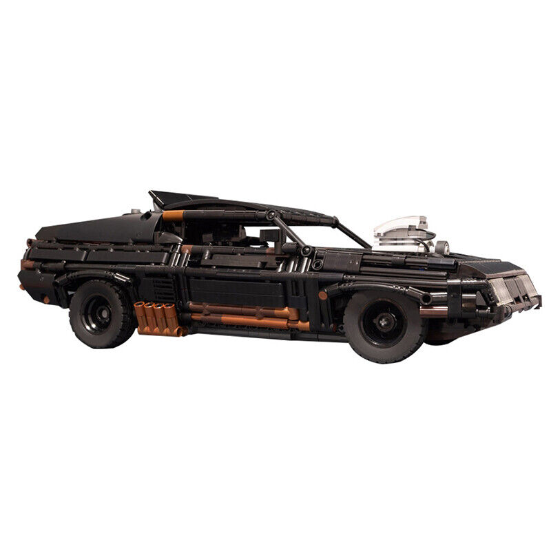 C4332 Black Interceptor with Power Functions Rear Wheel Drive 1510 Parts-ZITIANYOUBUILD