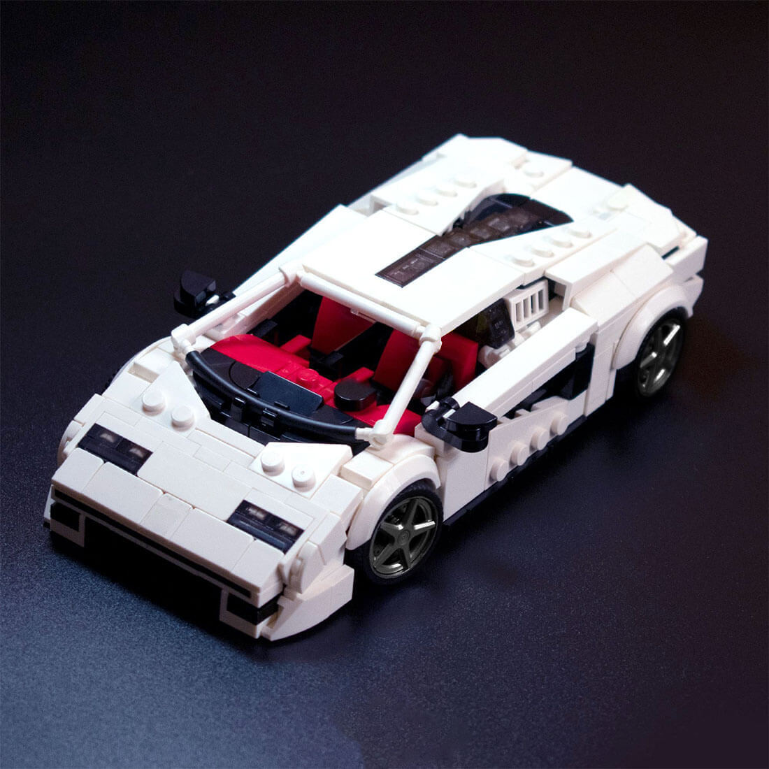 Custom MOC-121353 Super Sports Car Model 465 Parts Toys Gift for Christmas-ZITIANYOUBUILD