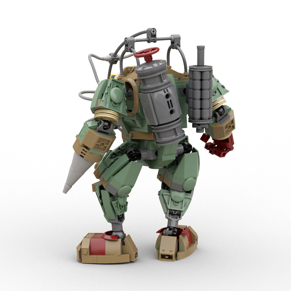 Custom MOC: C9079 Mister B. Robot Mech with Armored Wetsuit 546 Parts-ZITIANYOUBUILD